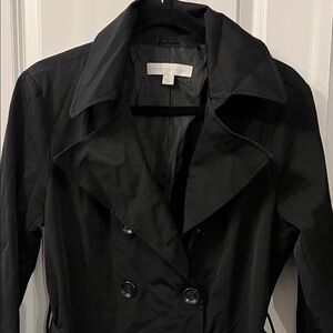 New York & Company Classic Black Trench Coat